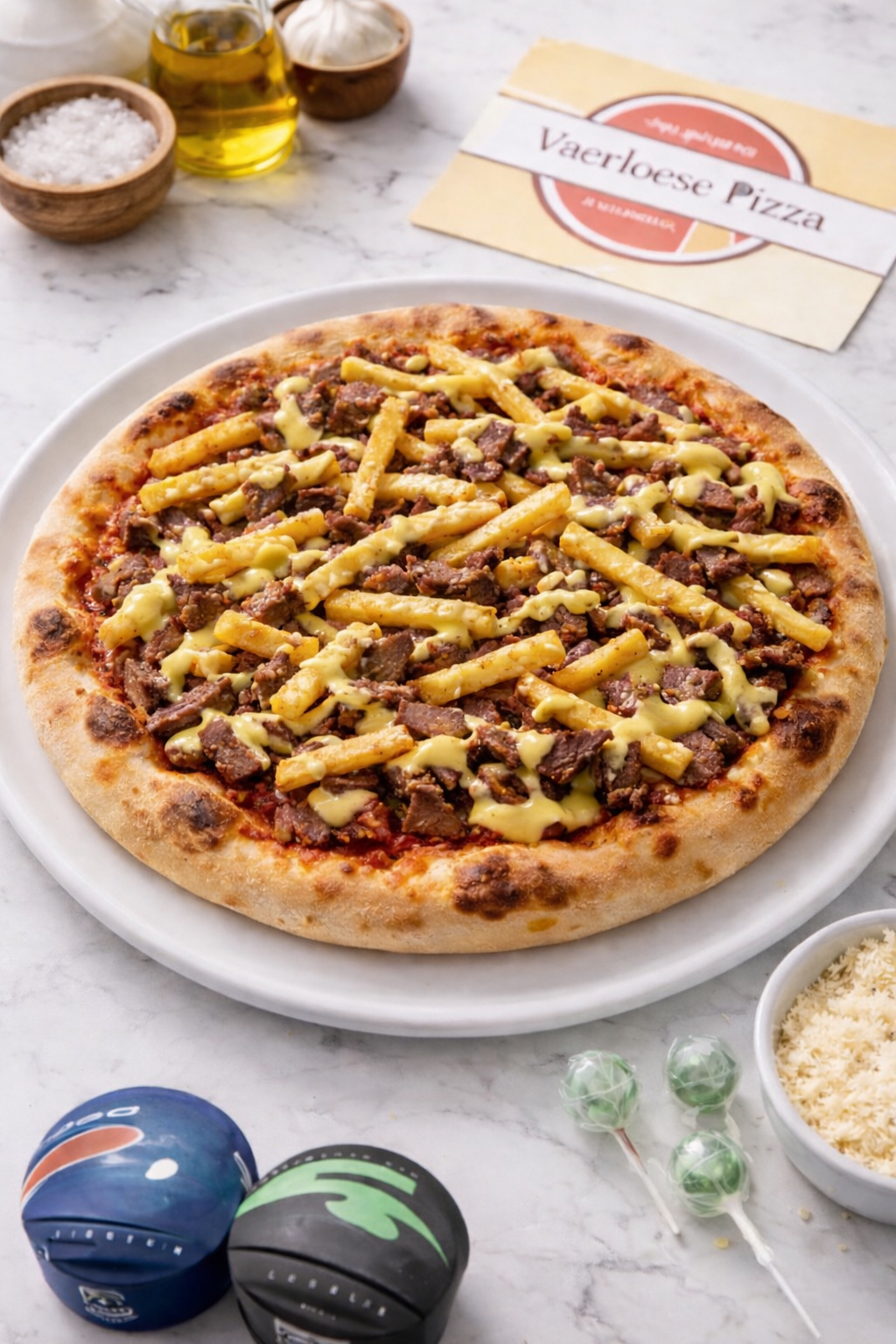 Pommes pizza